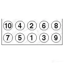 Болты ГБЦ, головки блока цилиндров GOETZE 4044197080540 700554 2233024b 2UM LP - Изображение 1