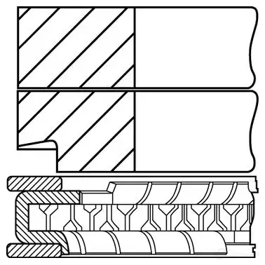 Комплект поршневых колец GOETZE 9LS TC7W 08-371700-10 1437134570