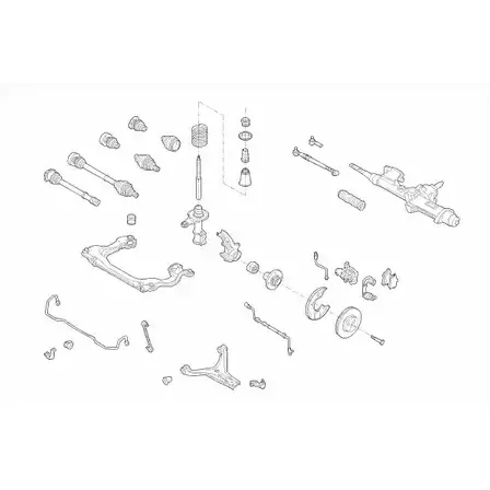 Рулевое управление BOGE AUDI-80AV-FB004 160954 6Z84C MD289 0B