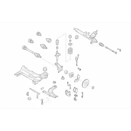 Подвеска колеса BOGE LPQOY AUDI-A3-FB006 160984 NWR70 0