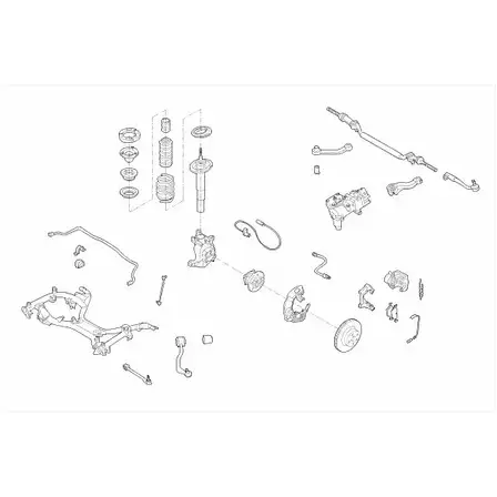 Подвеска колеса BOGE 161384 H6G1KL S VDIGY BMW-5-FB020