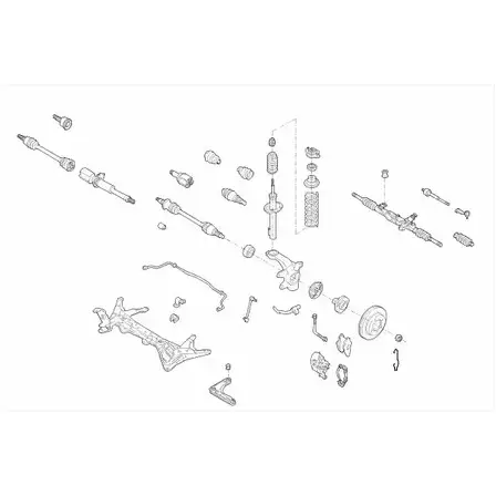 Подвеска колеса BOGE FORD-ESCOR-FB039 NAWRZ J 216J 161520