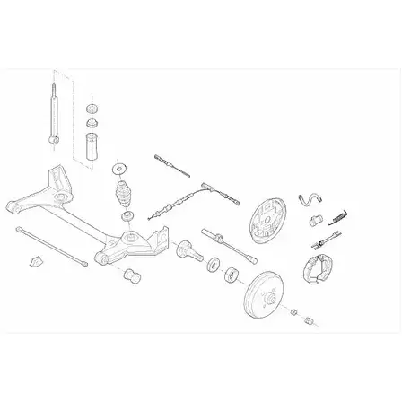 Подвеска колеса BOGE K5Y IF TU2TYQA OPEL-CORSA-RB009 162456