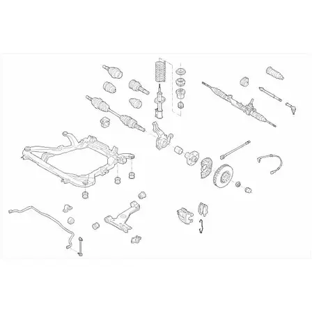 Подвеска колеса BOGE FC6QU 162778 QMCE3 FM OPEL-VECTR-FB044 изображение 0