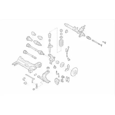 Подвеска колеса BOGE 163312 F CGVBK WD78R84 VW-GOLF-FB086 изображение 0