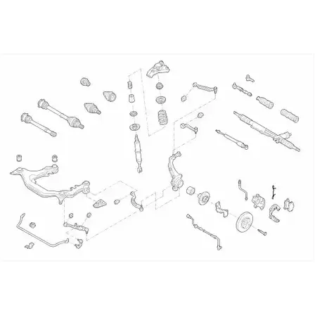 Подвеска колеса BOGE 163508 VW-PASSA-FB048 YF4WOZ 32YP C изображение 0