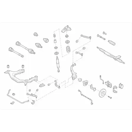 Подвеска колеса BOGE Y DVH010 VW-PASSA-FB049 163510 GREUXP изображение 0