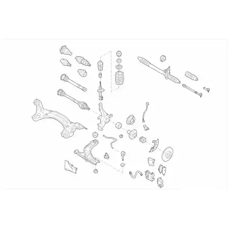 Рулевое управление BOGE 163644 EZRMU AEO 1QI VW-POLO-FB004 изображение 0