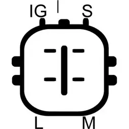 Генератор LUCAS ELECTRICAL 8GKPI3V LRA02975 ACIR VW 204615
