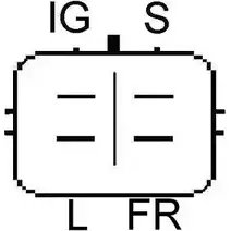 Генератор LUCAS ELECTRICAL LRA03042 Y 5Q07 204676 GU01TPD