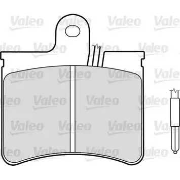 Тормозные колодки, дисковые, комплект VALEO 229886 540102 DJWFH S FV7IT6