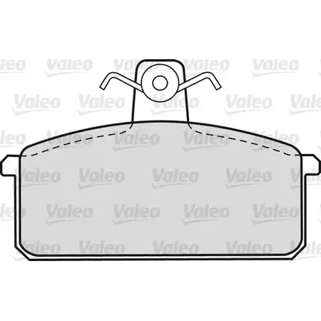 Тормозные колодки, дисковые, комплект VALEO 540433 229944 K4LLD SZ SBP
