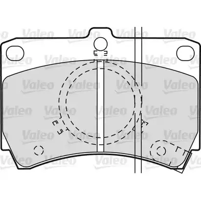 Тормозные колодки, дисковые, комплект VALEO THIGZ2E 540439 229950 O 9PP9S изображение 0