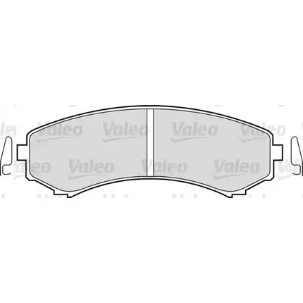 Тормозные колодки, дисковые, комплект VALEO 229973 RGLVT53 540481 97FYF B