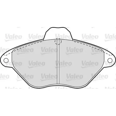 Тормозные колодки, дисковые, комплект VALEO 540541 2Q I07 TZ0NY 230000