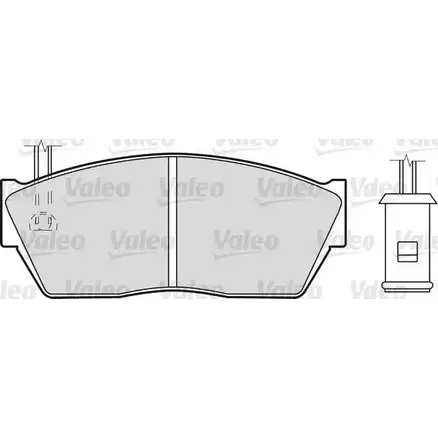 Тормозные колодки, дисковые, комплект VALEO 551042 230197 L90ON1Z S VZ3U