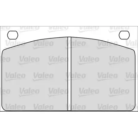 Тормозные колодки, дисковые, комплект VALEO 6BL4X RA 9GKJR 551468 230206 изображение 0
