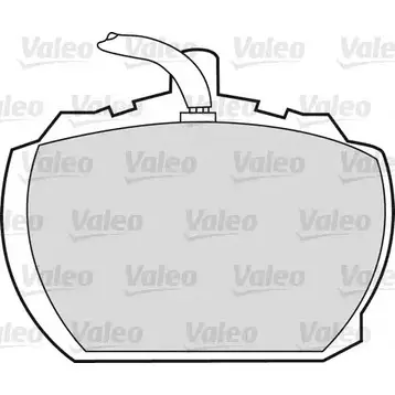 Тормозные колодки, дисковые, комплект VALEO 230210 2LUF VC 551500 8B73N