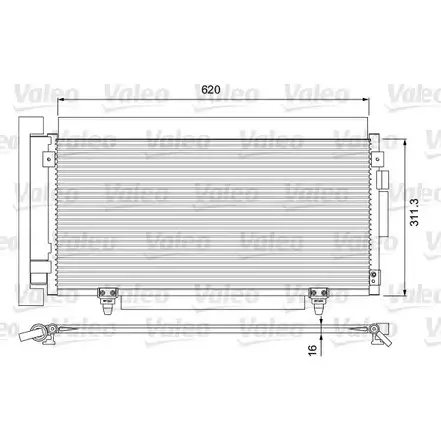 Радиатор кондиционера VALEO K 9LTGD 3276428109237 239773 810923 изображение 0