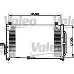 Радиатор кондиционера VALEO A Y1ECL 241301 3276428180588 818058