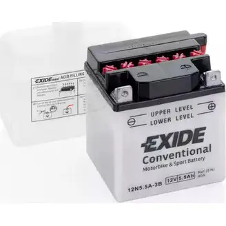 Аккумулятор 5.5 ач обратная 40 а 12 в 103x90x114 EXIDE 12N55A3B 264802 E70Y6L 506 012 004 изображение 0