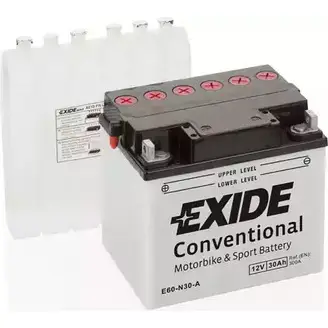 Аккумулятор 30 ач прямая 300 а 12 в 185x128x168 EXIDE DIN : 4943 530 034 030 264862 E60N30A