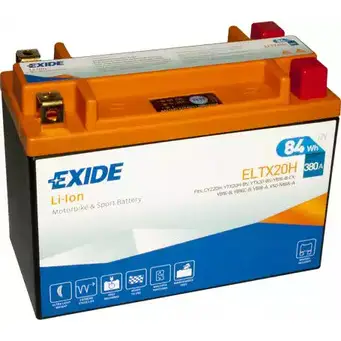Аккумулятор 7 ач прямая 380 а 12 в 175x87x130 EXIDE ELTX20H 3661024036856 PRXC A 265242