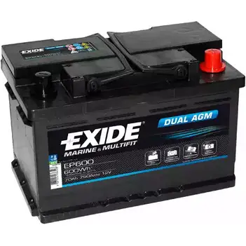 Аккумулятор 70 ач обратная 760 а 12 в 278x175x190 EXIDE 3661024036528 EP600 265266 E23 TTJ