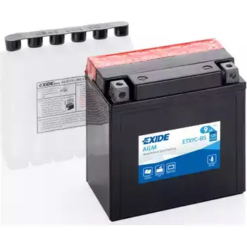Аккумулятор EXIDE 265336 ETX9CBS Y TX9C-BS PSIRE изображение 0