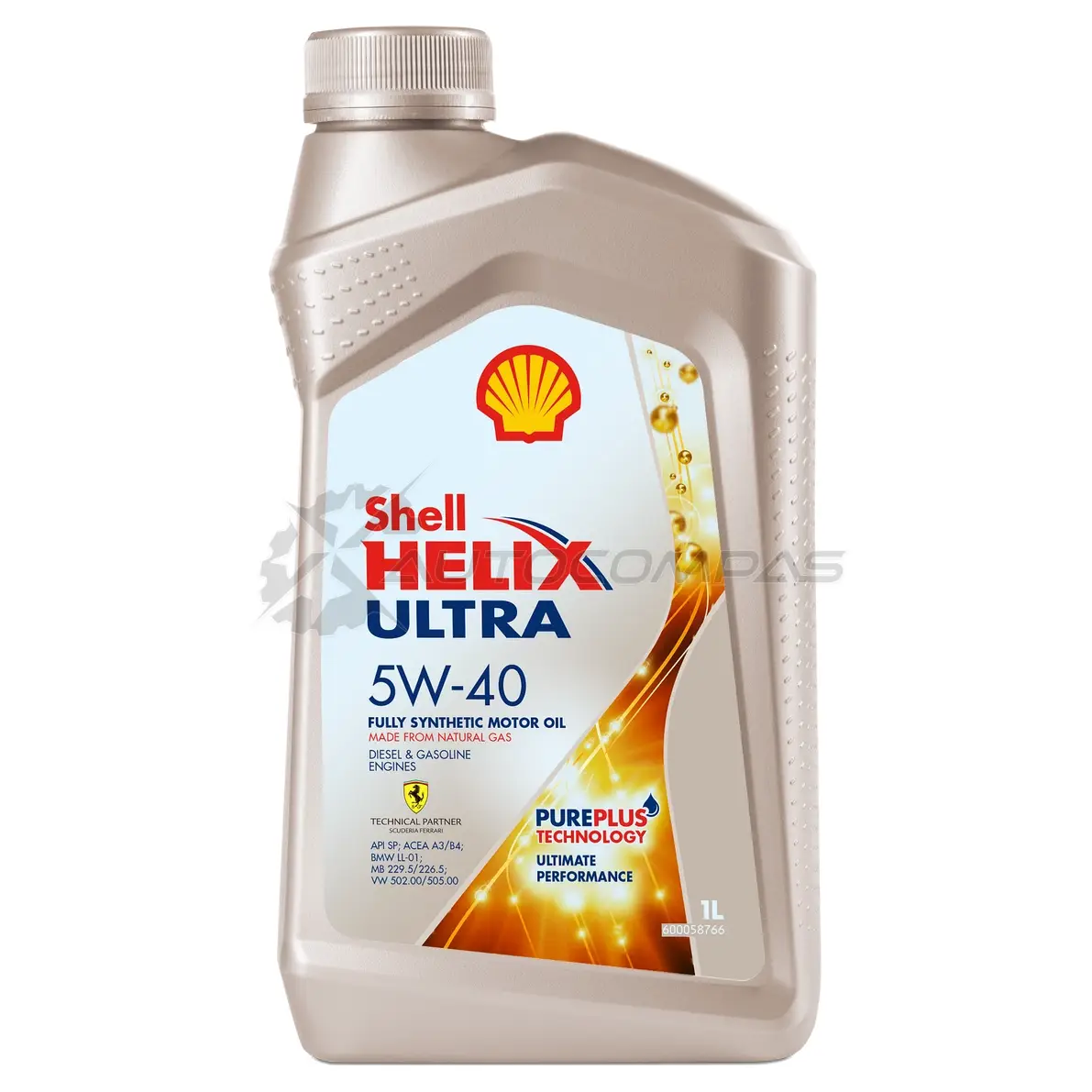 Моторное масло SHELL ULTRA 5W40 1 л SHELL 550051592 1441165036 A 2FA8