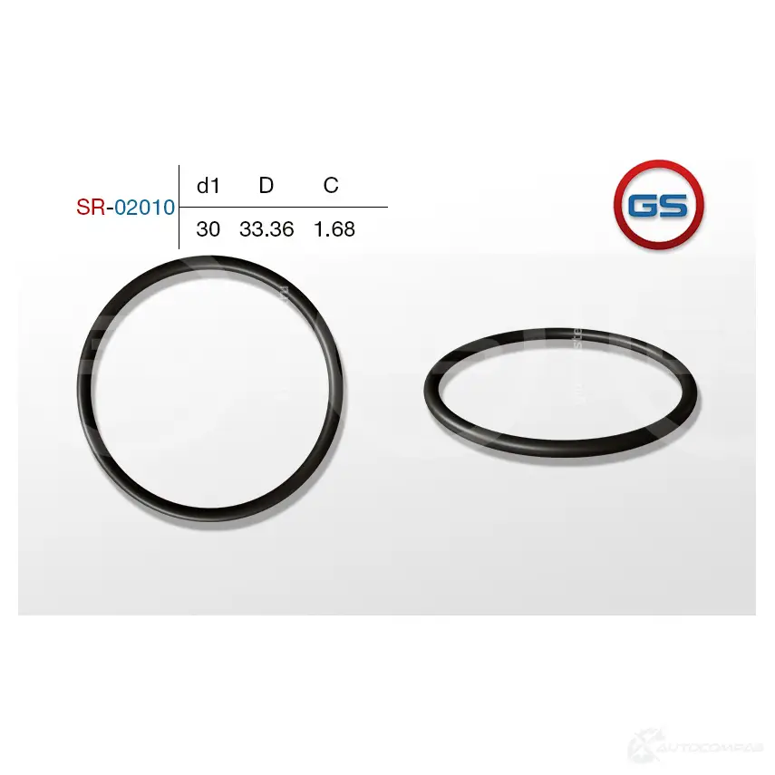Резиновое кольцо 30 1.68 GS SR-02010 1440792691 UK 24U - Изображение 1