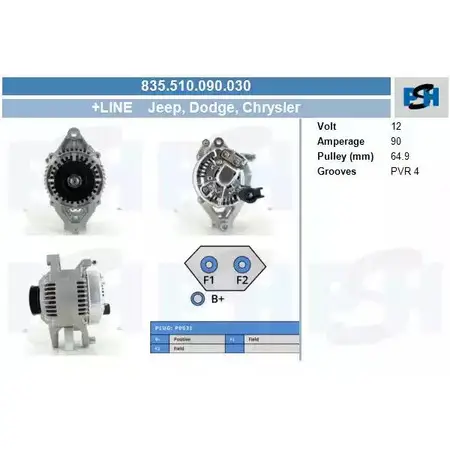 Генератор CV PSH 835.510.090.030 UBAL V 1H2LLCI 292431 изображение 0