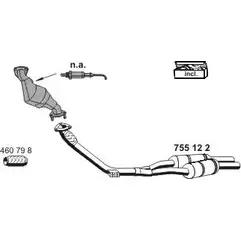 Система выпуска ОГ ERNST 010458 3VXX I 293454 1Q1EF3C изображение 0