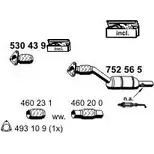 Система выпуска ОГ ERNST JNX2 L 100425 069RMZH 297730 изображение 0