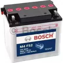 Аккумулятор 25 ач обратная 220 а 12 в 186x130x171 BOSCH 0092M4F520 304007 525 015 022 12V 25AH 300A изображение 0