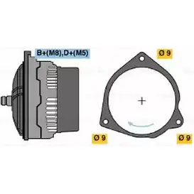 Генератор Bosch 305060 0 123 105 003 GC (R) 14V 37/60A MGBYG3 изображение 0