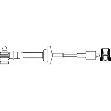 Провод зажигания Bosch 7FNX8CR 335303 0 986 356 154 LA 50