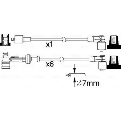 Высоковольтные провода зажигания Bosch GUOYJ B 219 0 986 357 219 335871