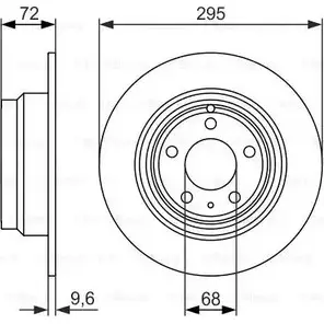 Тормозной диск Bosch 340061 069X4 0 986 479 892 B D546