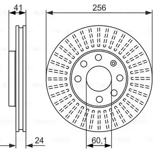 Тормозной диск Bosch 0 986 479 917 BD 780 ECA6UJ2 340085 изображение 0