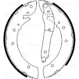 Тормозные колодки, комплект Bosch WCW13C8 341563 BS6 53 0 986 487 403 изображение 0