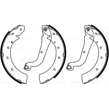Тормозные колодки, комплект Bosch 0 986 487 785 E1 90R-01489/200 BS1005 341836