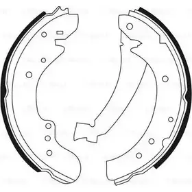 Тормозные колодки, комплект Bosch 344746 0 986 BB3 522 ZDV C936 603B07A изображение 0