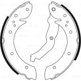 Тормозные колодки, комплект Bosch 344756 LZ49PPH YTXF SM 0 986 BB3 537