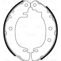 Тормозные колодки, комплект Bosch 0 986 BB3 539 R 3RQXJ 5FELZ 344758
