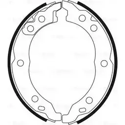 Тормозные колодки ручника, комплект Bosch IFF K7 344762 0 986 BB3 544 LFWUHJ