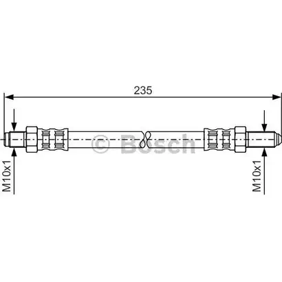 Тормозной шланг Bosch JOVE9 BH 758 352726 1 987 476 185