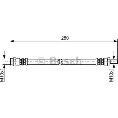 Тормозной шланг Bosch BH11 06 29L8Z 1 987 481 214 354325