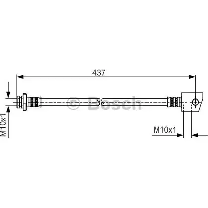 Тормозной шланг Bosch 1 987 481 231 354341 BH 1123 GNASAJH