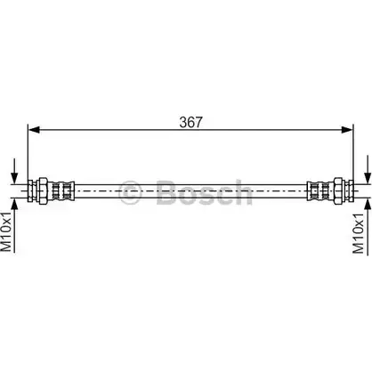 Тормозной шланг Bosch 354448 BH 1239 1 987 481 347 VS3LF1S изображение 0